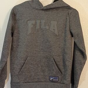 Fila Men's Gray Hoodie Sweater